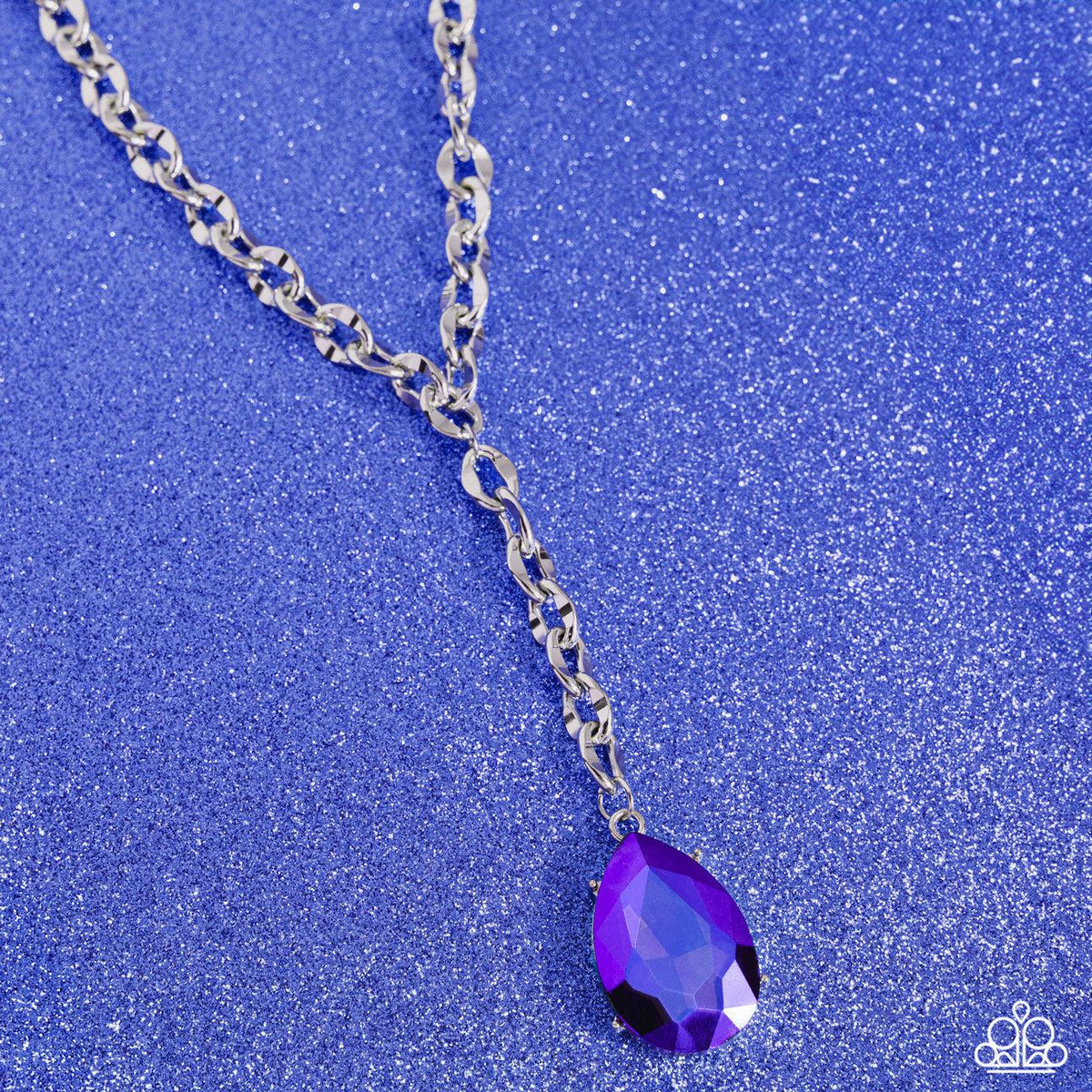 Benevolent Bling Purple Rhinestone Necklace - Paparazzi Accessories