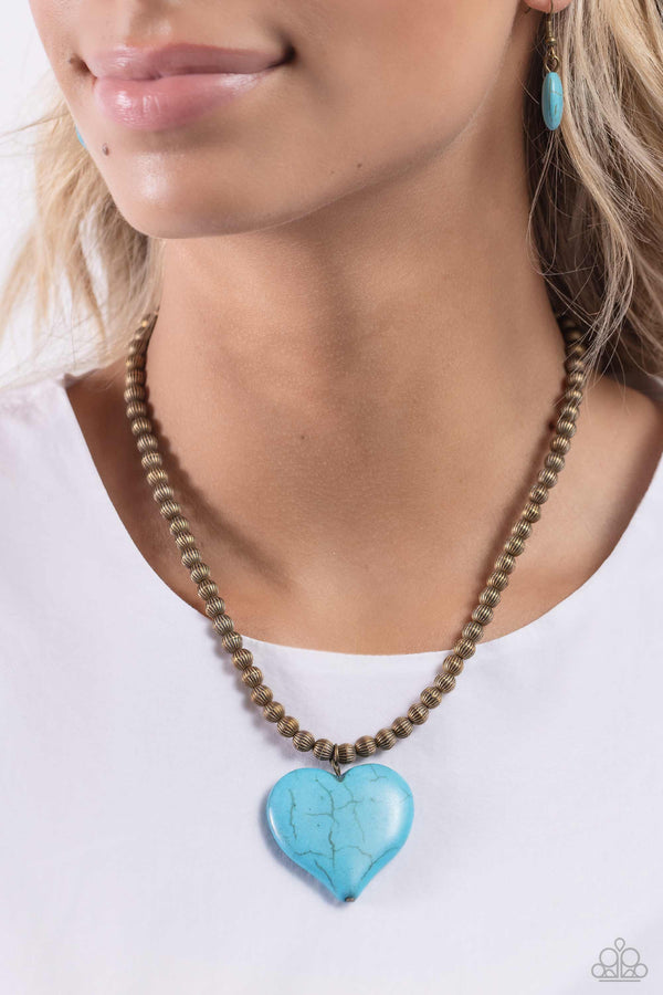 Paparazzi Accessories: Reimagined Romance - Brass Heart Necklace – Jewels  N' Thingz Boutique