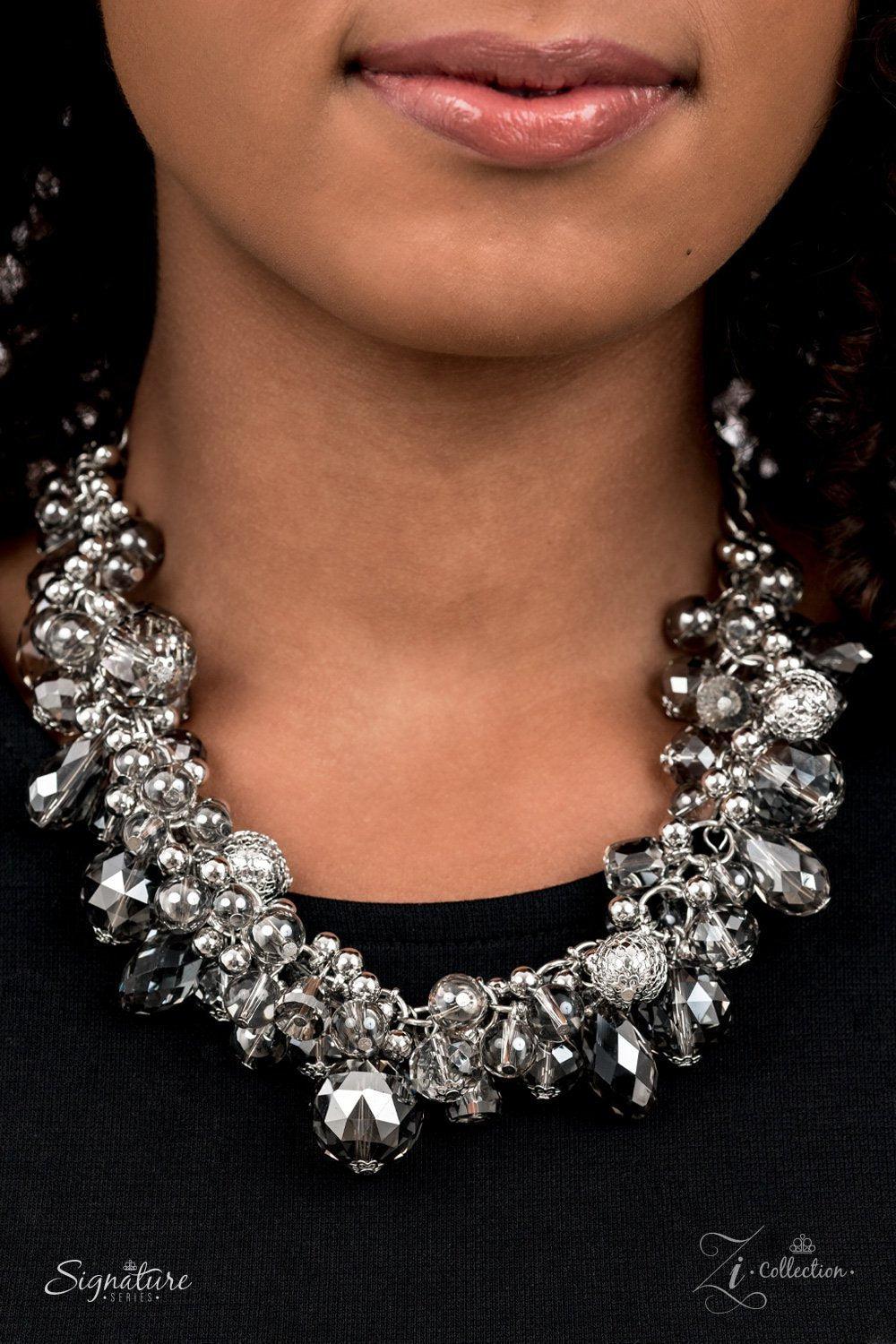 The Tommie 2021 Zi Signature Collection Necklace - Paparazzi Accessories - model -CarasShop.com - $5 Jewelry by Cara Jewels