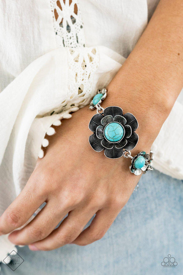 Blue Tika Flower Bracelet – Love Stylize