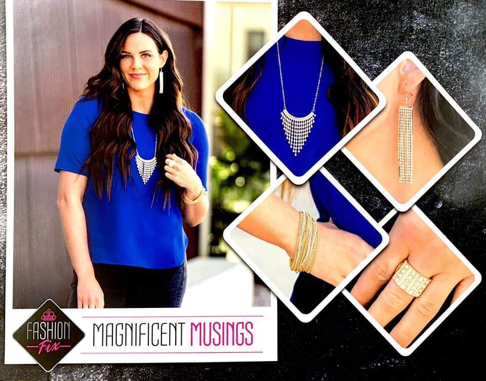 Magnificent Musings Complete Trend Blend (4 pc set) June 2020 - Paparazzi Accessories Fashion Fix-Set-CarasShop.com - $5 Jewelry by Cara Jewels