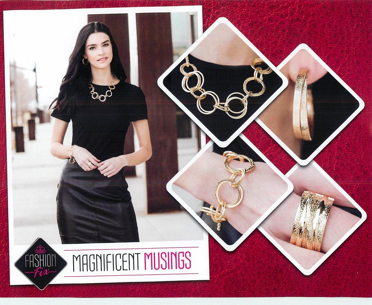Magnificent Musings Complete Trend Blend (4 pc set) May 2019 - Paparazzi Accessories Fashion Fix-Set-CarasShop.com - $5 Jewelry by Cara Jewels