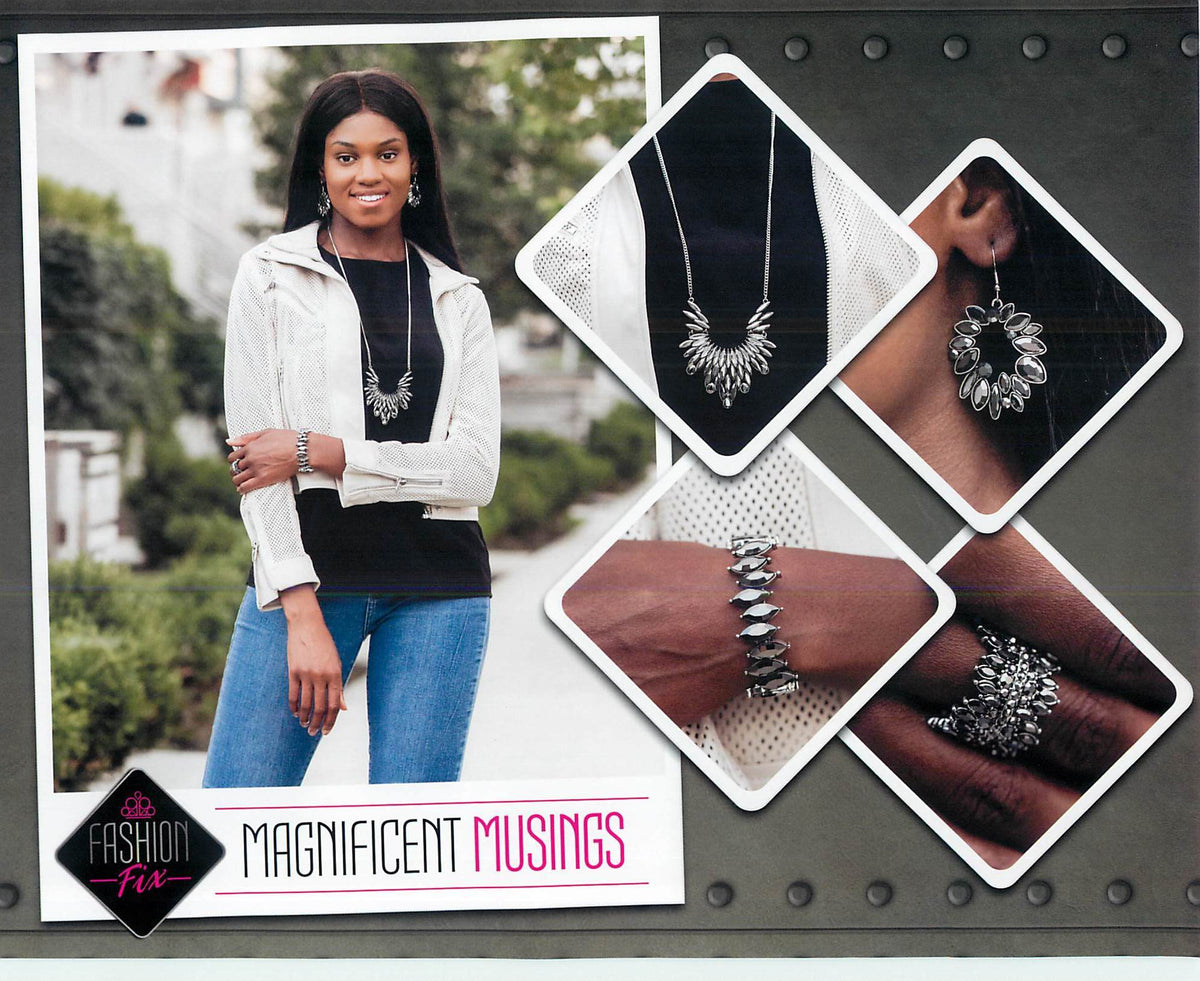 Magnificent Musings Complete Trend Blend (4 pc set) October 2020 - Paparazzi Accessories Fashion Fix-Set-CarasShop.com - $5 Jewelry by Cara Jewels
