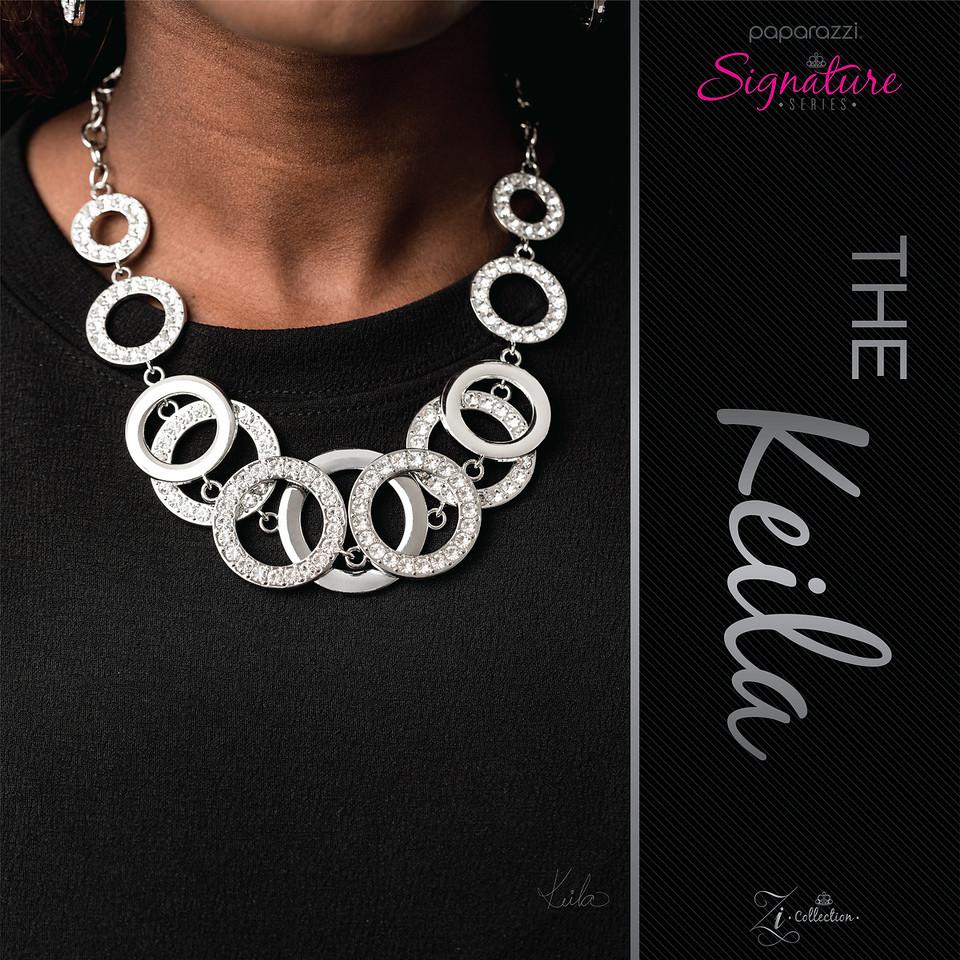 The Keila 2020 Zi Signature Collection Necklace - Paparazzi Accessories-CarasShop.com - $5 Jewelry by Cara Jewels