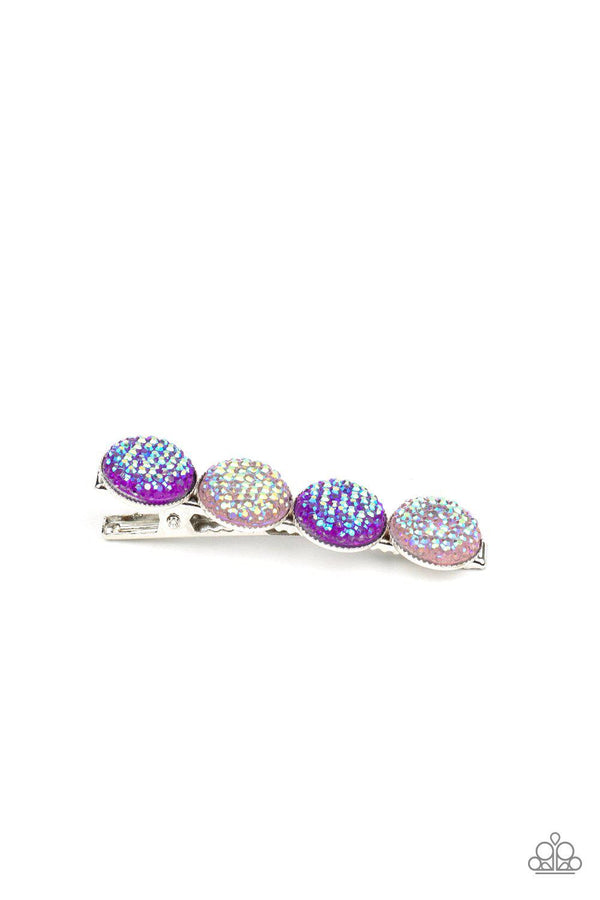 When GLEAMS Come True Purple Hair Clip - Paparazzi Accessories