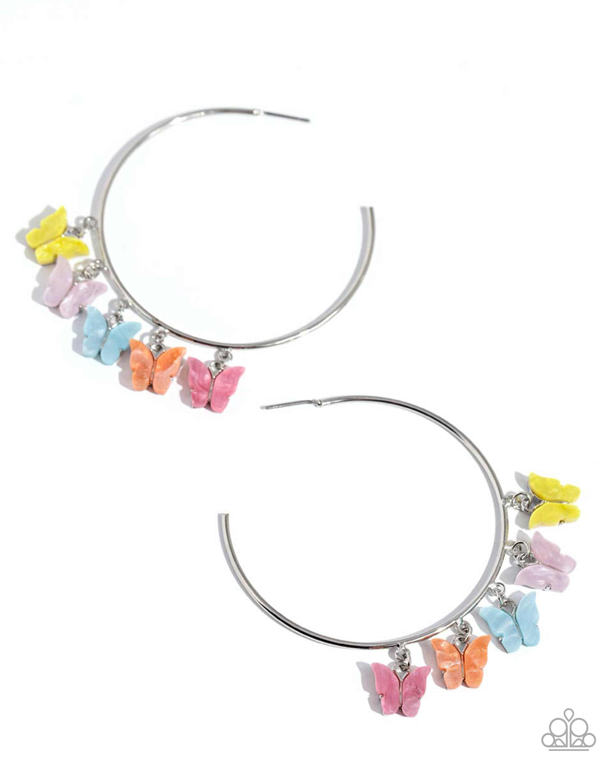 Bemusing Butterflies Multi Hoop Earrings - Paparazzi Accessories
