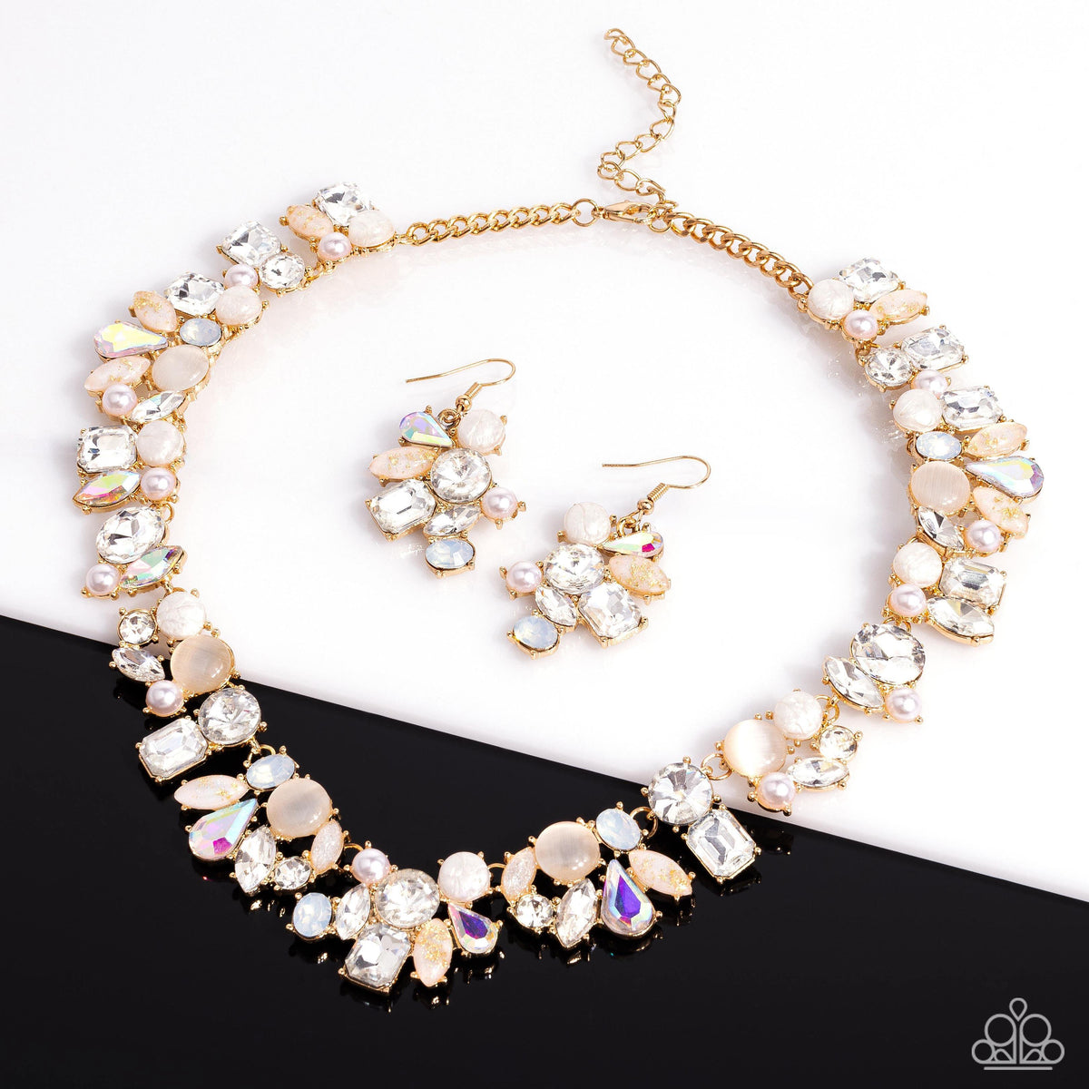 Enchanting 2023 Zi Collection Necklace - Paparazzi Accessories- Flat Lay -CarasShop.com - $5 Jewelry by Cara Jewels