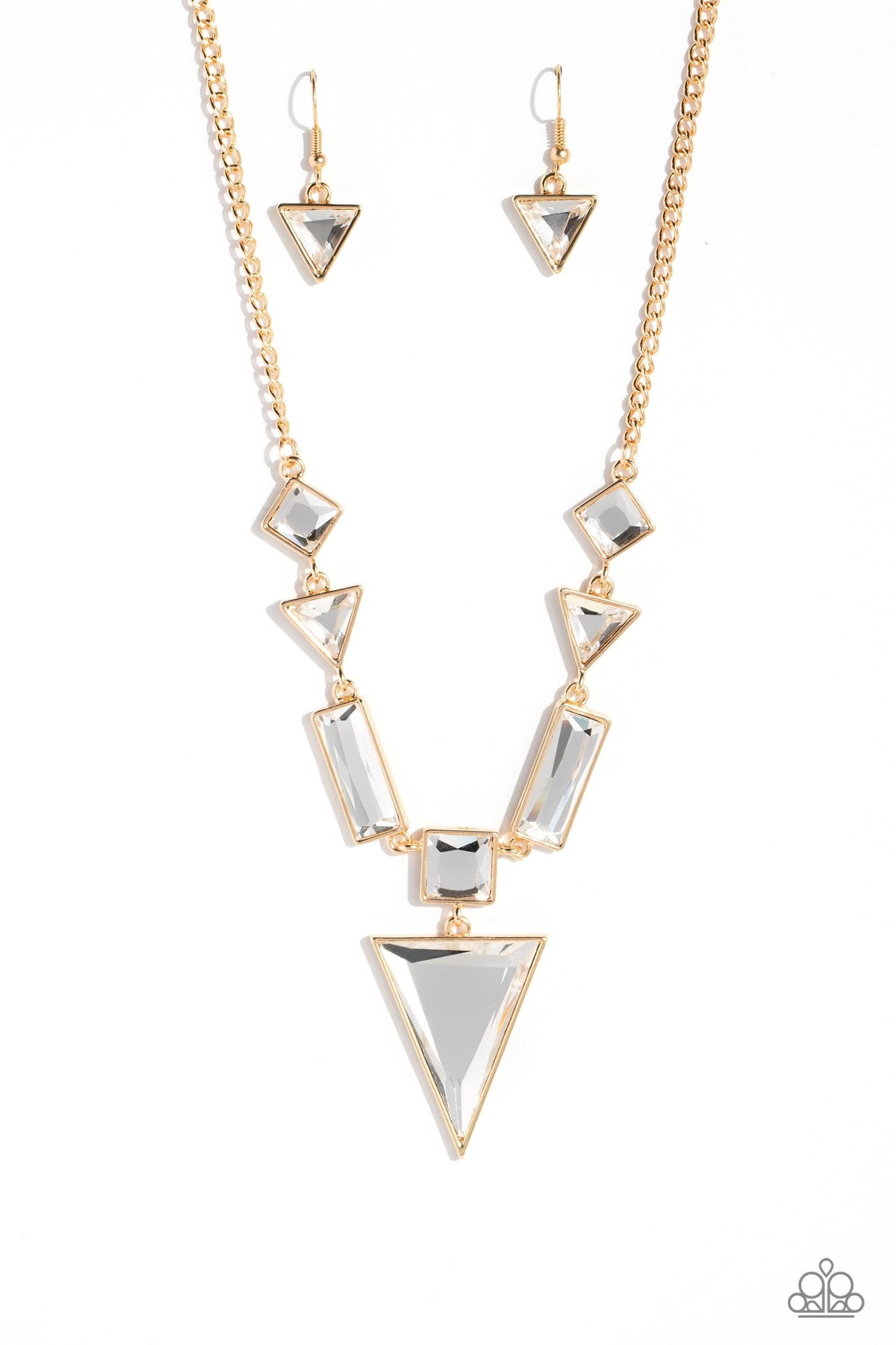 Fetchingly Fierce Gold Necklace - Paparazzi Accessories