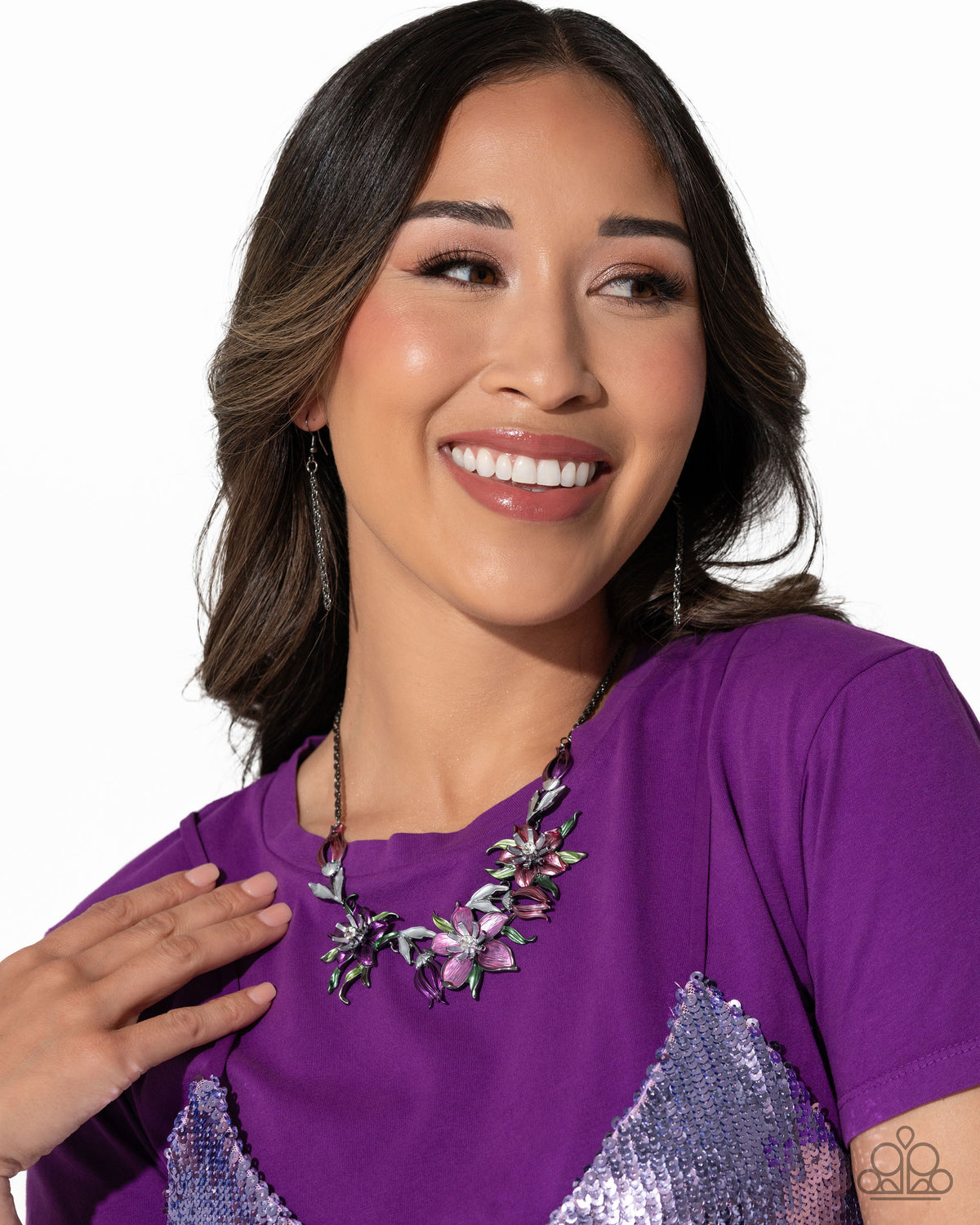 Floral Protocol Multi Purple Necklace - Paparazzi Accessories