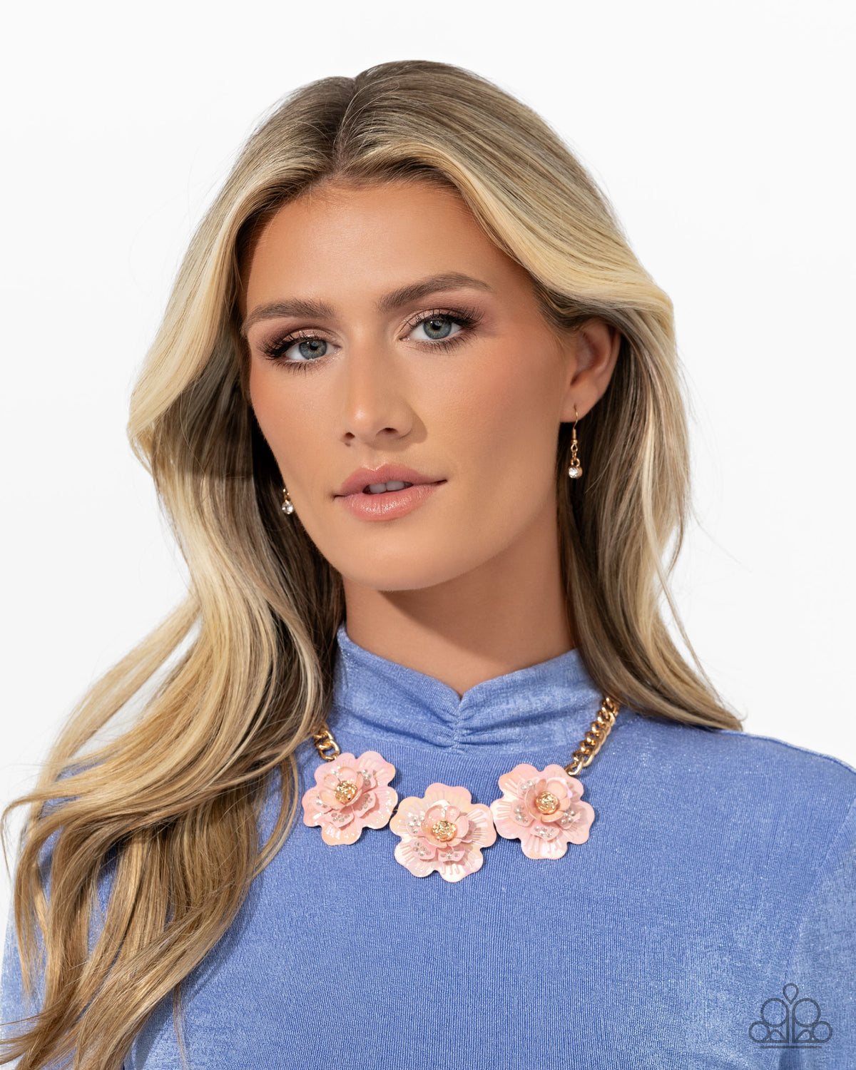 Gala Genre Pink Floral Necklace - Paparazzi Accessories