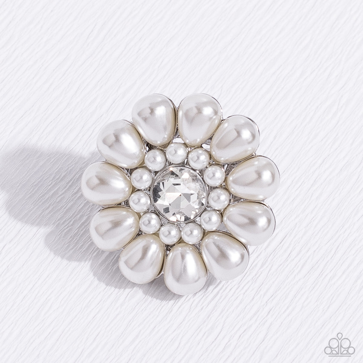 Pearl Talk White Pearl Ring - Paparazzi Accessories