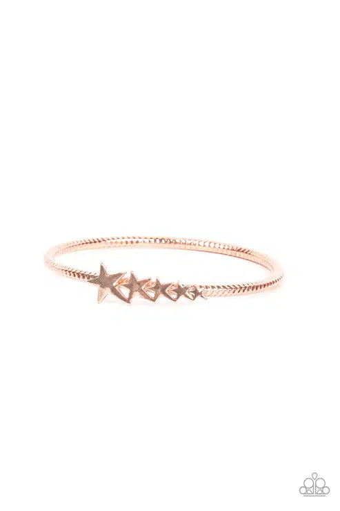 Astrological A-Lister Copper Bracelet - Paparazzi Accessories- lightbox - CarasShop.com - $5 Jewelry by Cara Jewels