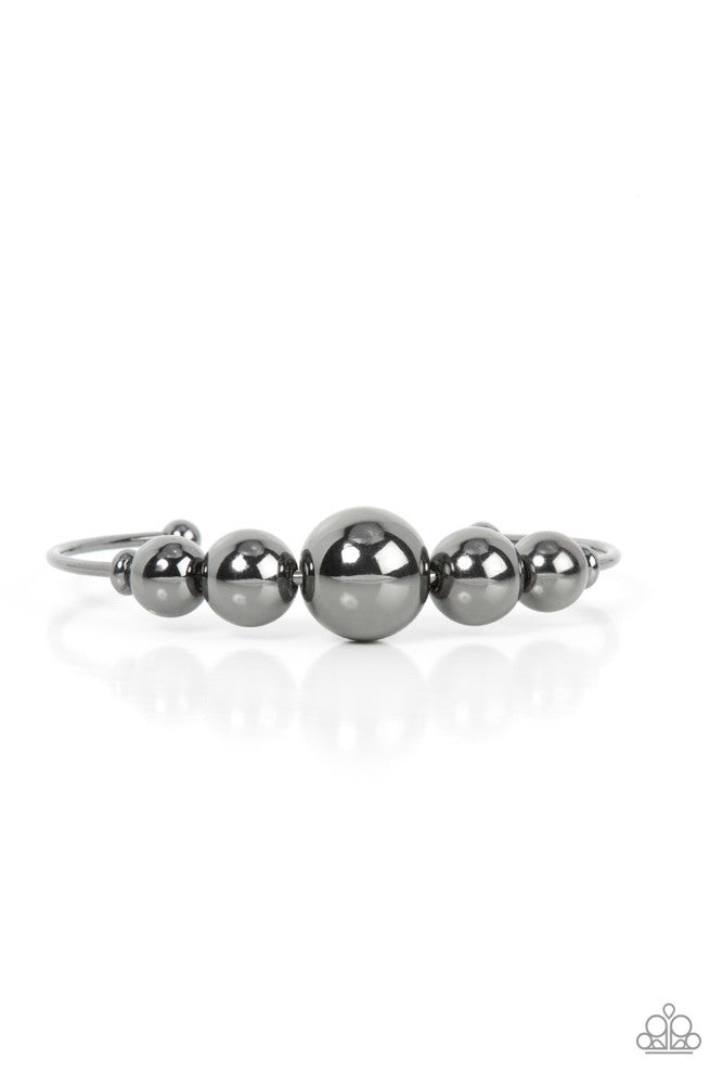 Bead Creed Black Bracelet - Paparazzi Accessories- lightbox - CarasShop.com - $5 Jewelry by Cara Jewels