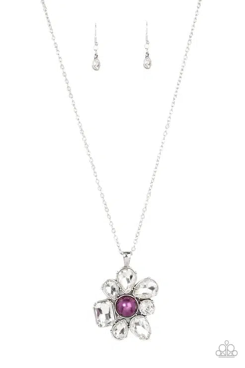 BLOOM Shaka-Laka Purple Necklace - Paparazzi Accessories- lightbox - CarasShop.com - $5 Jewelry by Cara Jewels