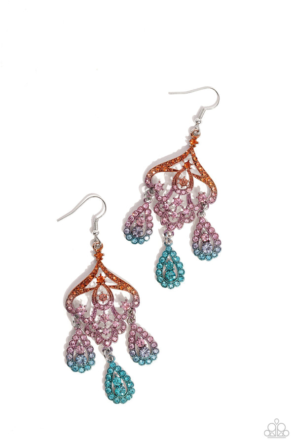 Paparazzi Chandelier Command Multi Earrings