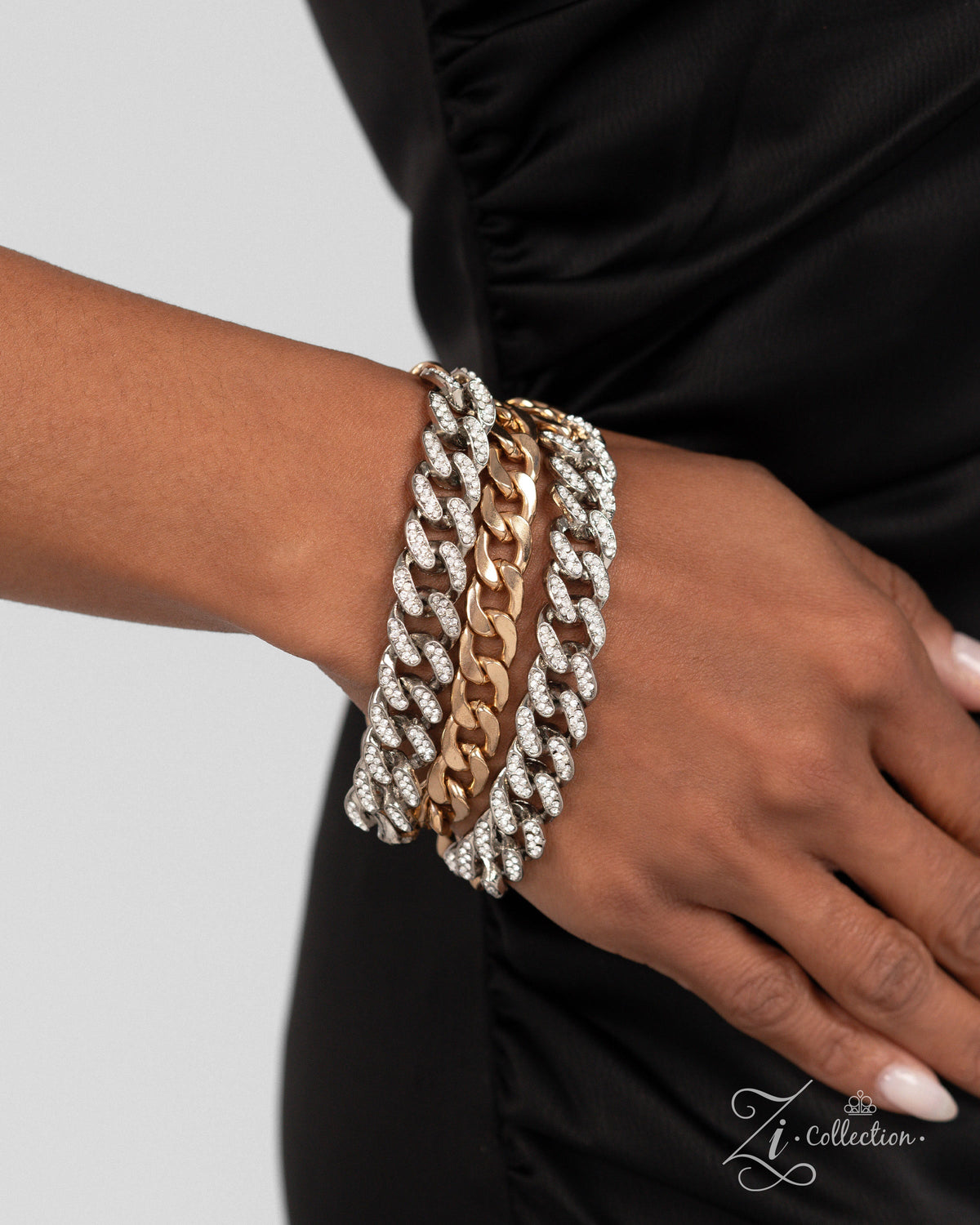 Confident Conviction 2024 Zi Collection Bracelet - Paparazzi Accessories-on model - CarasShop.com - $5 Jewelry by Cara Jewels