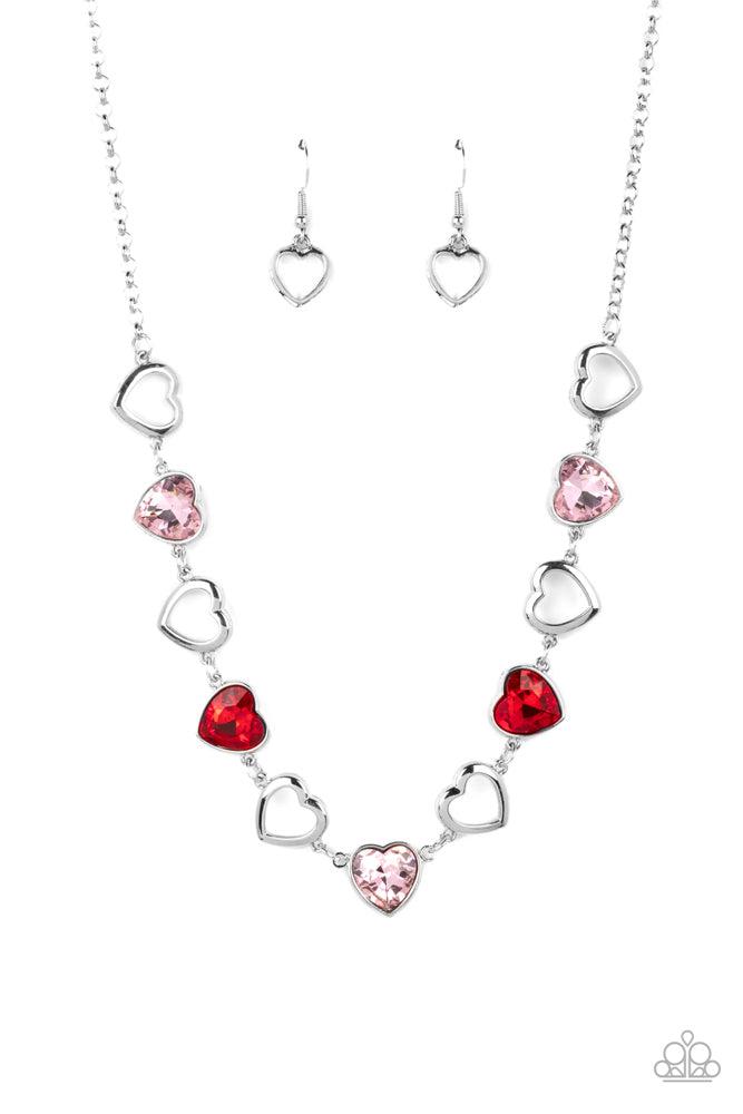Contemporary Cupid Multi Necklace - Paparazzi Accessories- lightbox - CarasShop.com - $5 Jewelry by Cara Jewels