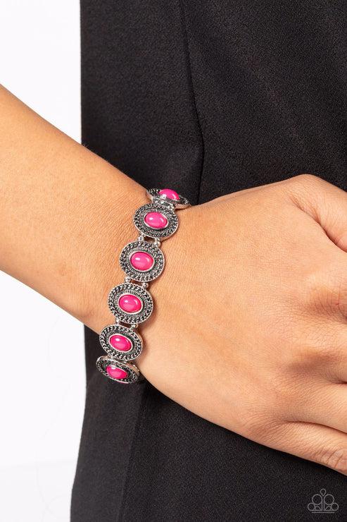 Paparazzi Dainty Delight Pink Bracelet | CarasShop