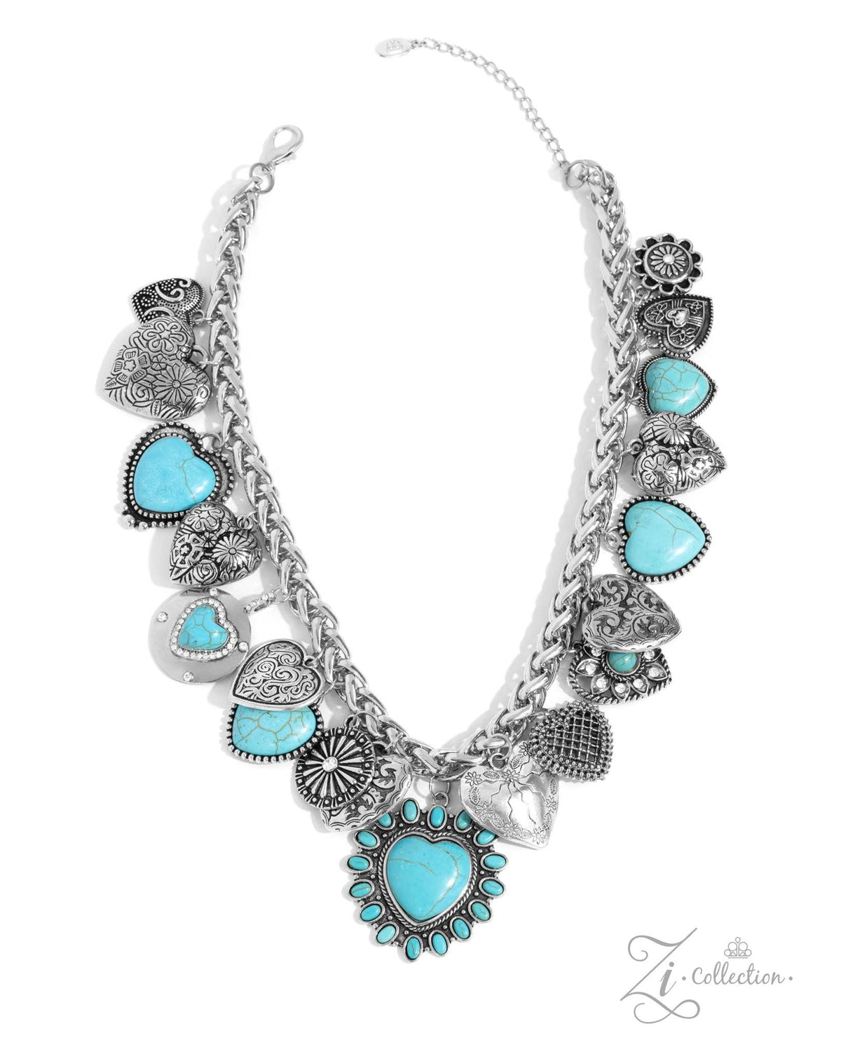 Devoted 2024 Zi Collection Necklace - Paparazzi Accessories- lightbox - CarasShop.com - $5 Jewelry by Cara Jewels