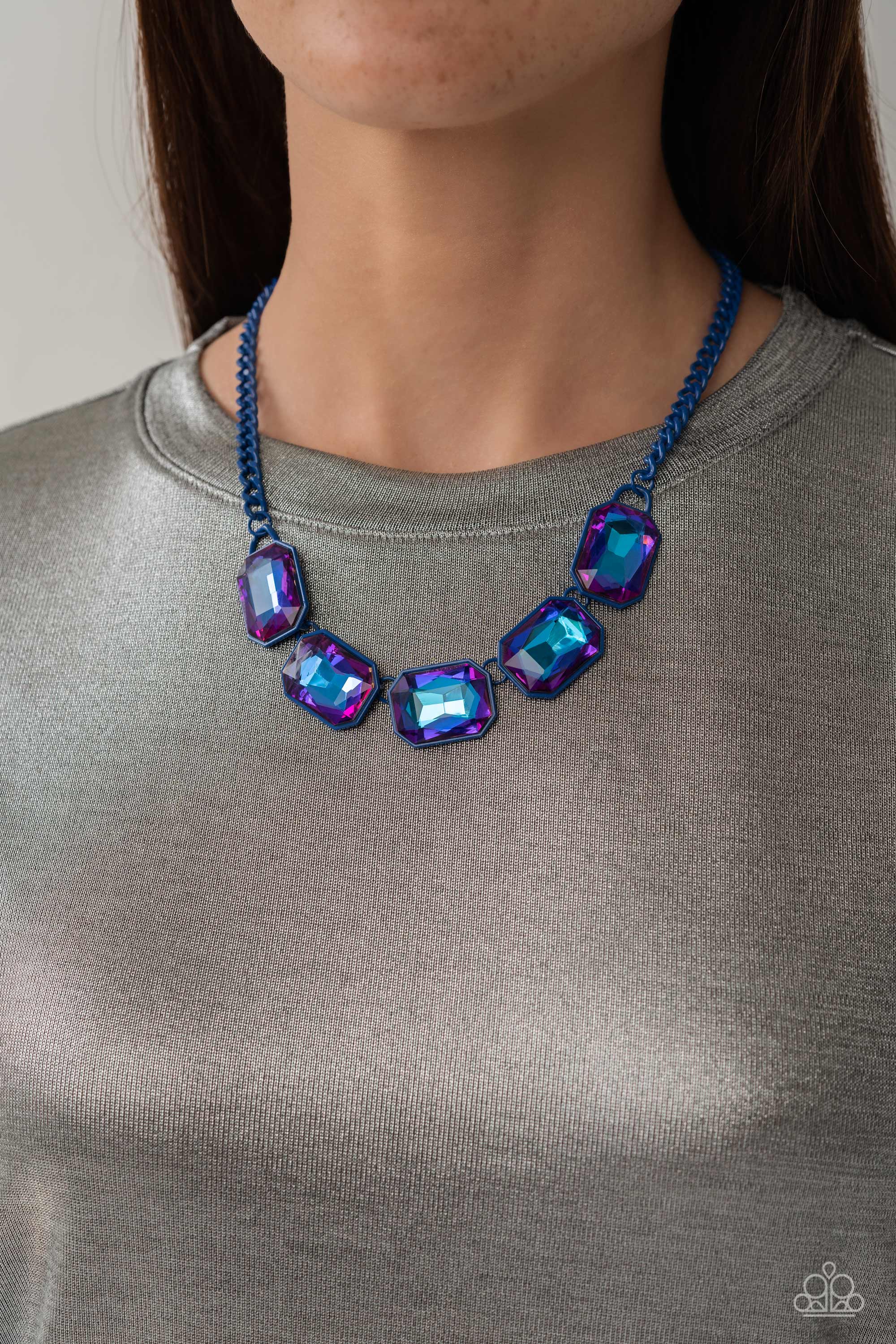 Celestial Essence - blue - Paparazzi necklace – JewelryBlingThing