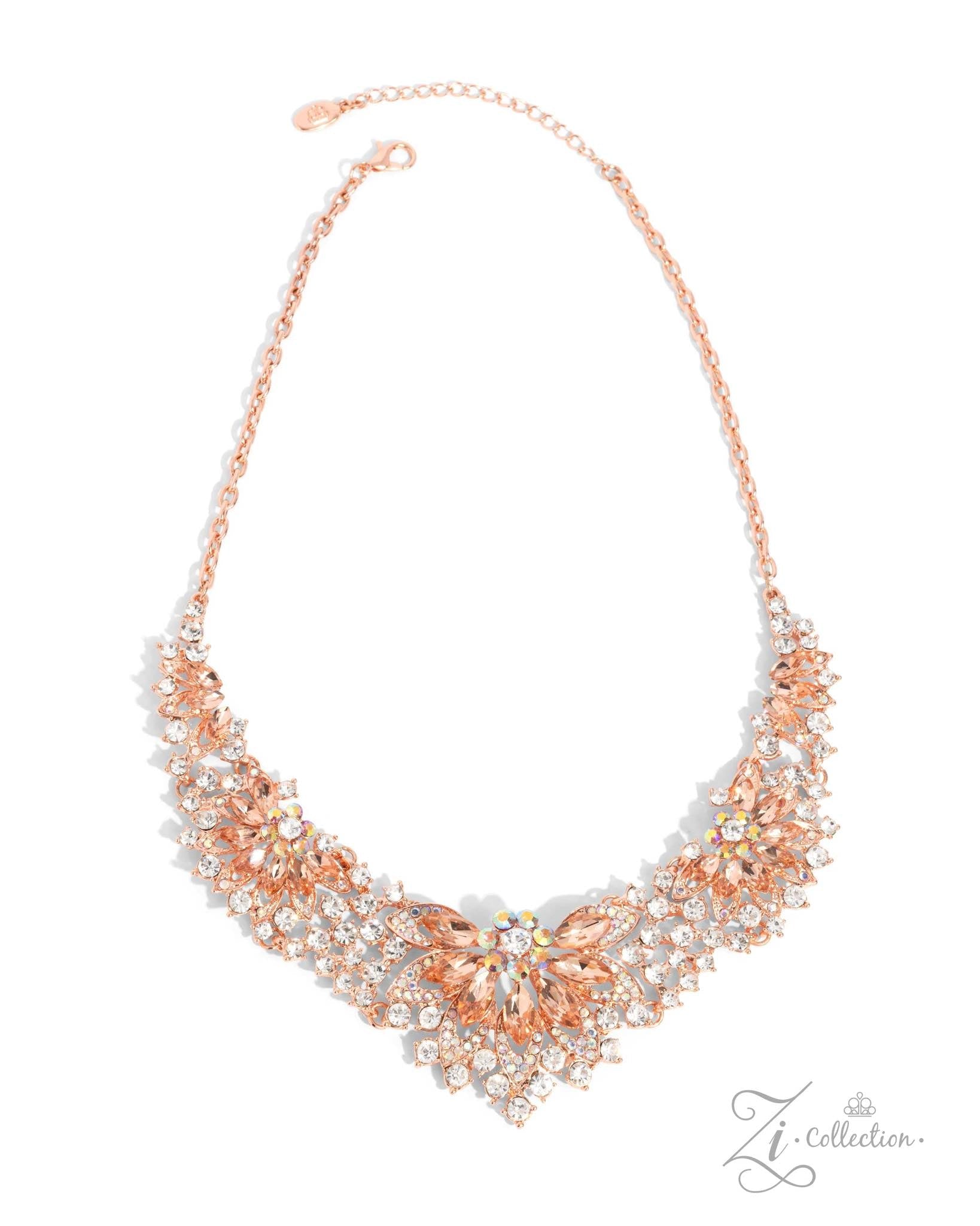 Endearing 2024 Zi Collection Necklace - Paparazzi Accessories- lightbox - CarasShop.com - $5 Jewelry by Cara Jewels