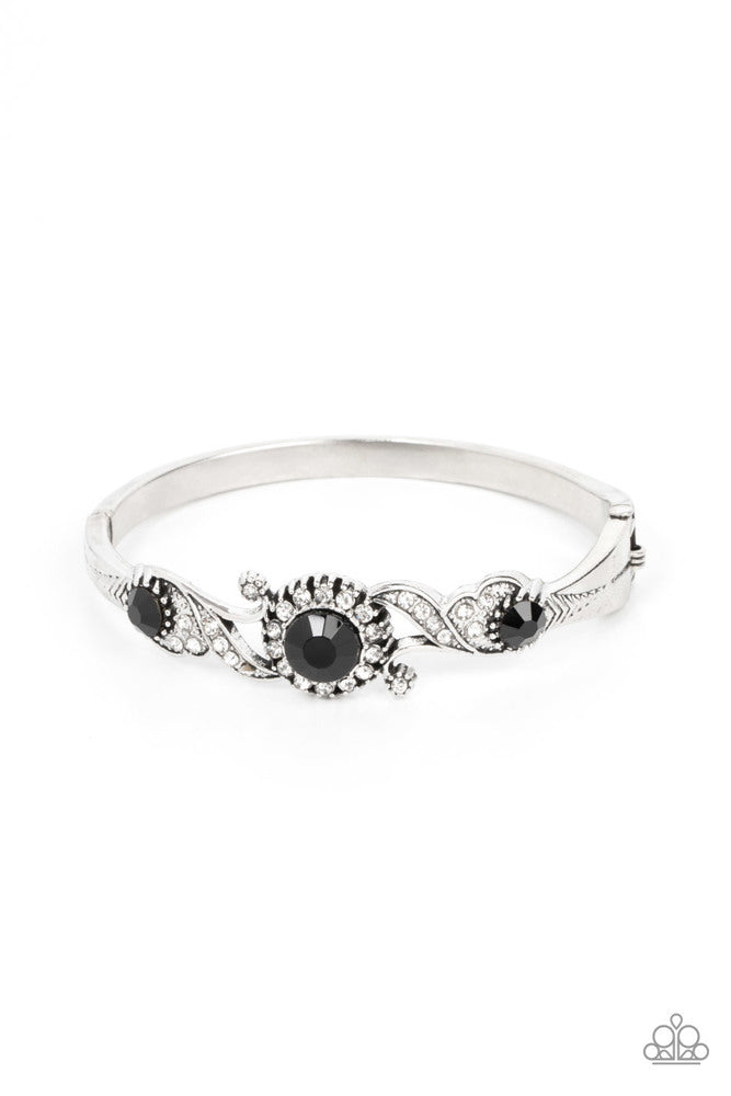 Expert Elegance Black Bracelet - Paparazzi Accessories- lightbox - CarasShop.com - $5 Jewelry by Cara Jewels