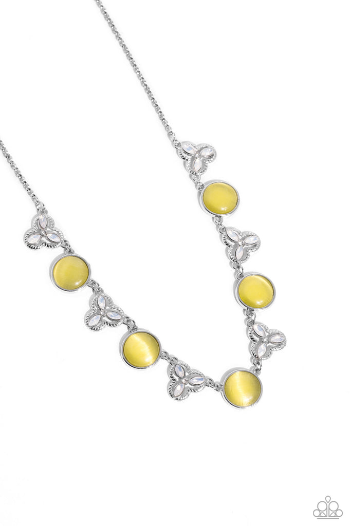 Paparazzi Necklace ~ Botanical Ballad - Yellow – Paparazzi Jewelry | Online  Store | DebsJewelryShop.com