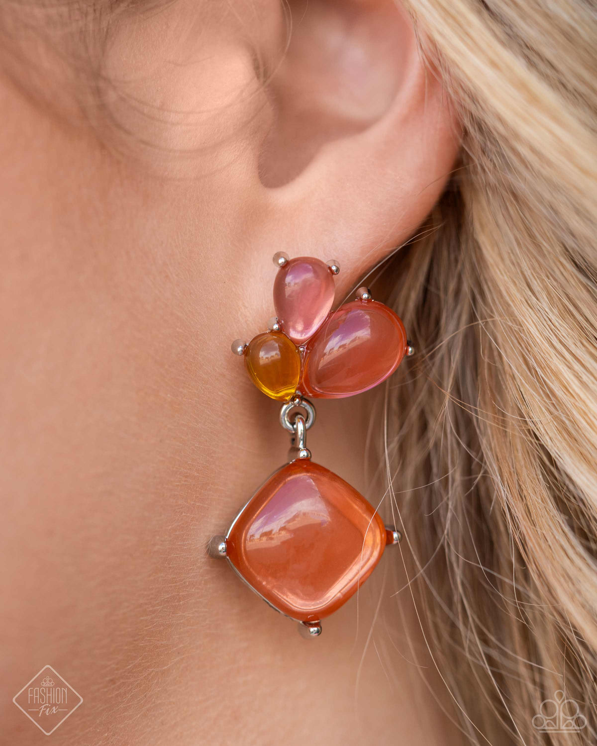 Glimpses of Malibu Set - April 2024 - Paparazzi Accessories- Earrings - CarasShop.com - $5 Jewelry by Cara Jewels