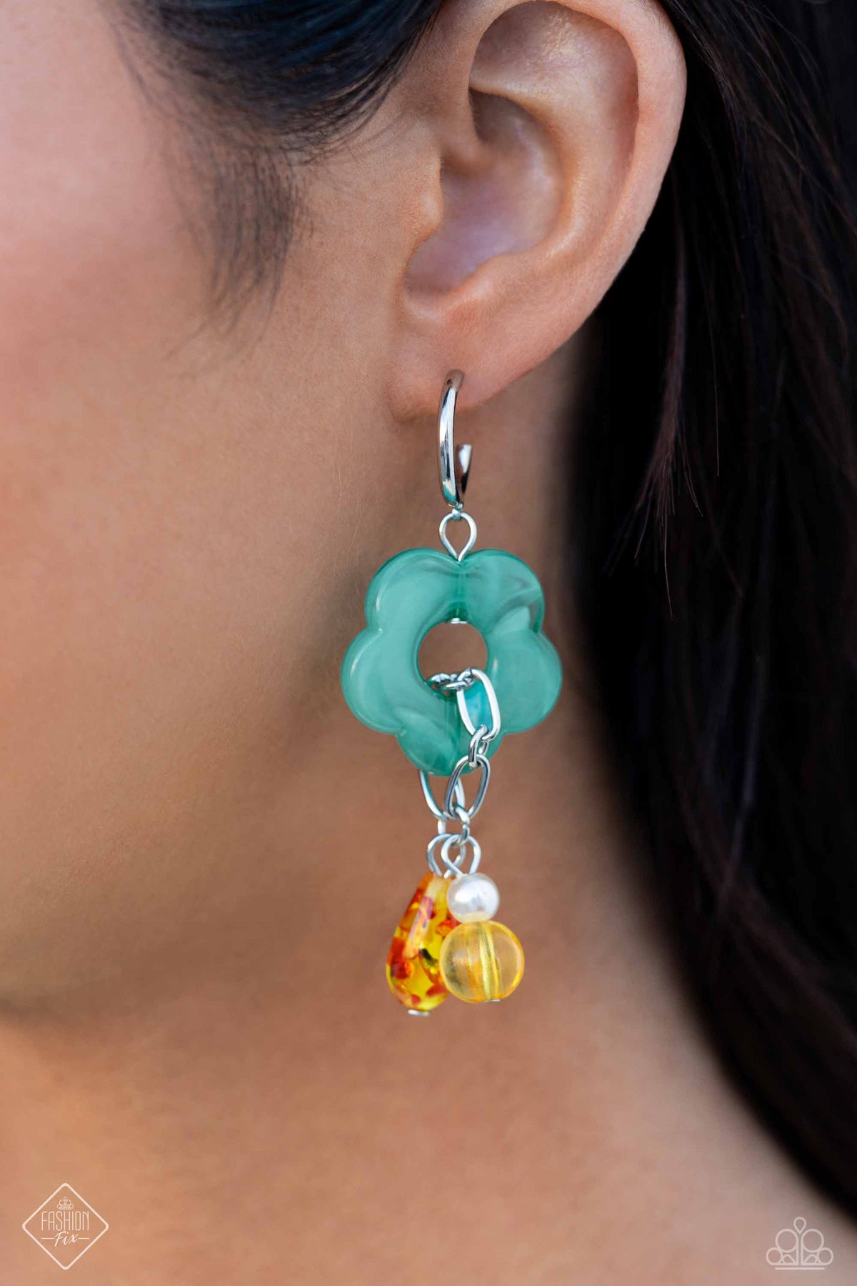 Glimpses of Malibu Set - February 2024 - Paparazzi Accessories- Earrings - CarasShop.com - $5 Jewelry by Cara Jewels