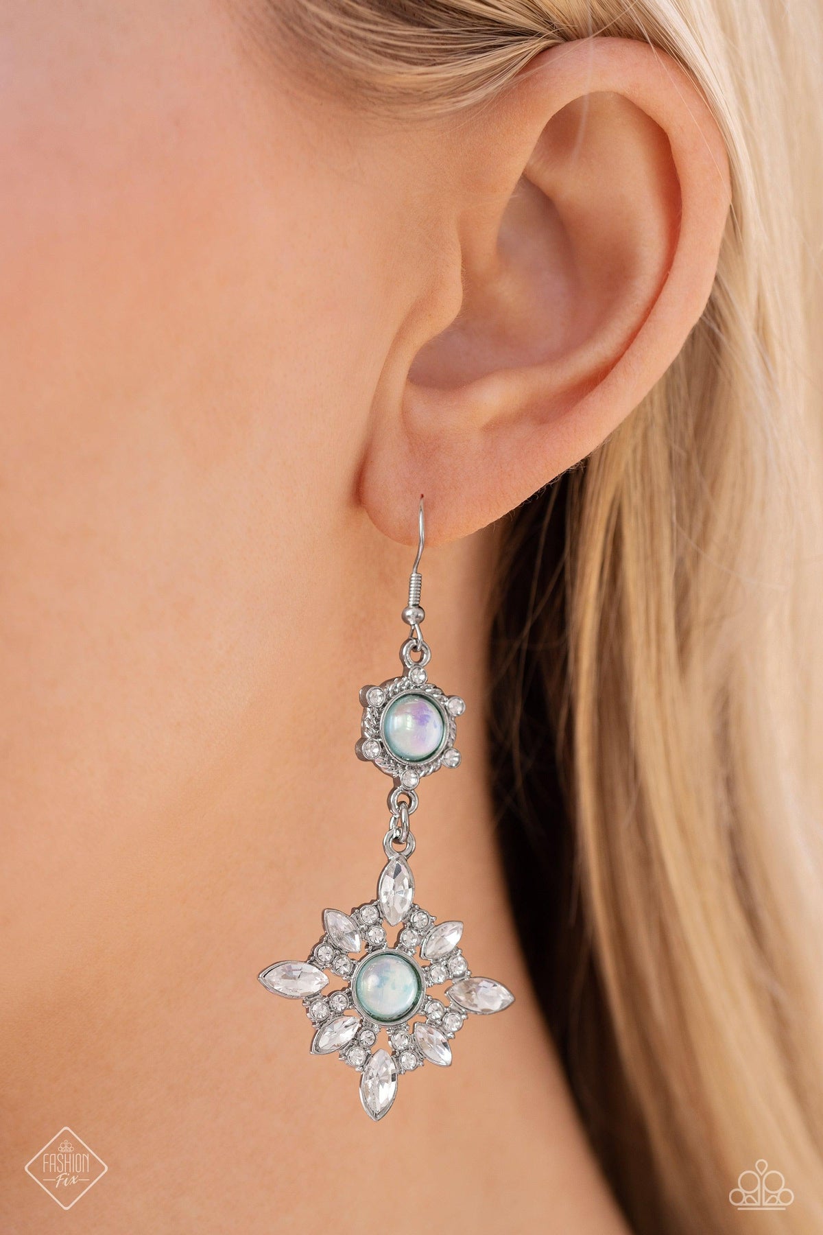 Glimpses of Malibu Set - July 2023 - Paparazzi Accessories- Earrings - CarasShop.com - $5 Jewelry by Cara Jewels