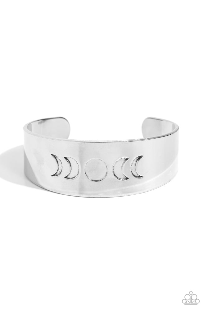 Lunar Effect Silver Bracelet - Paparazzi Accessories- lightbox - CarasShop.com - $5 Jewelry by Cara Jewels