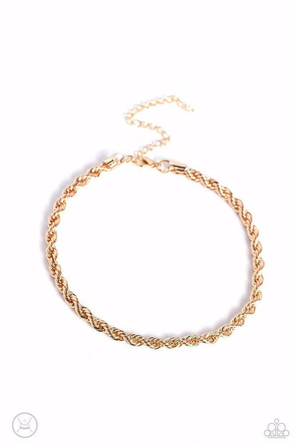 Paparazzi Never Lose ROPE Gold Necklace | CarasShop