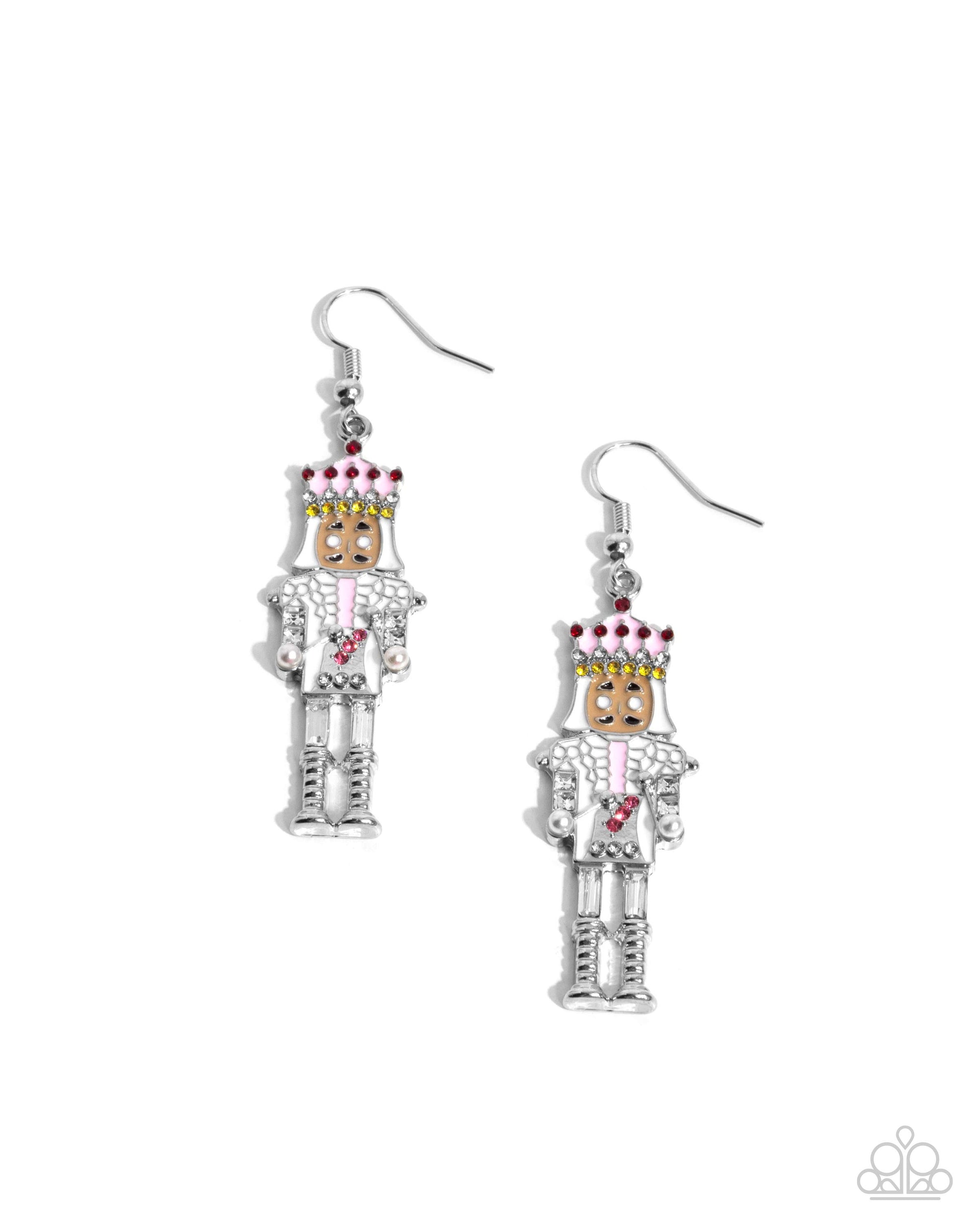 Nutcracker Nostalgia Multi Earrings - Paparazzi Accessories- lightbox - CarasShop.com - $5 Jewelry by Cara Jewels