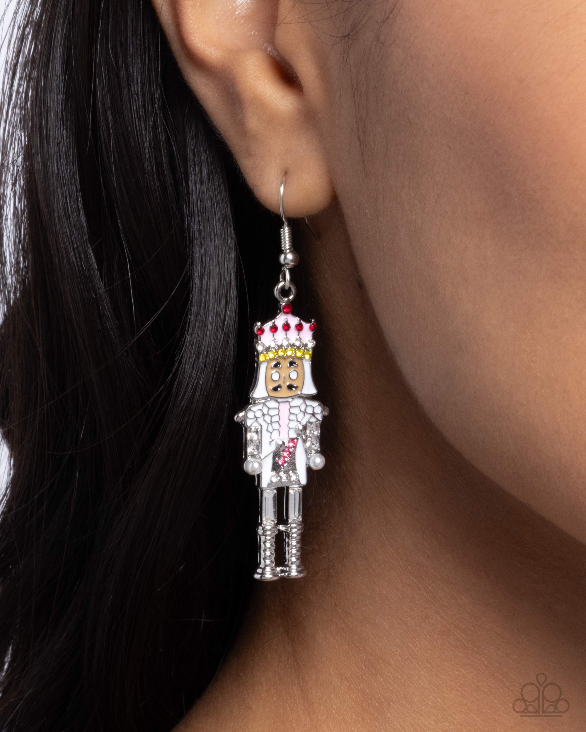 Nutcracker Nostalgia Multi Earrings - Paparazzi Accessories- lightbox - CarasShop.com - $5 Jewelry by Cara Jewels