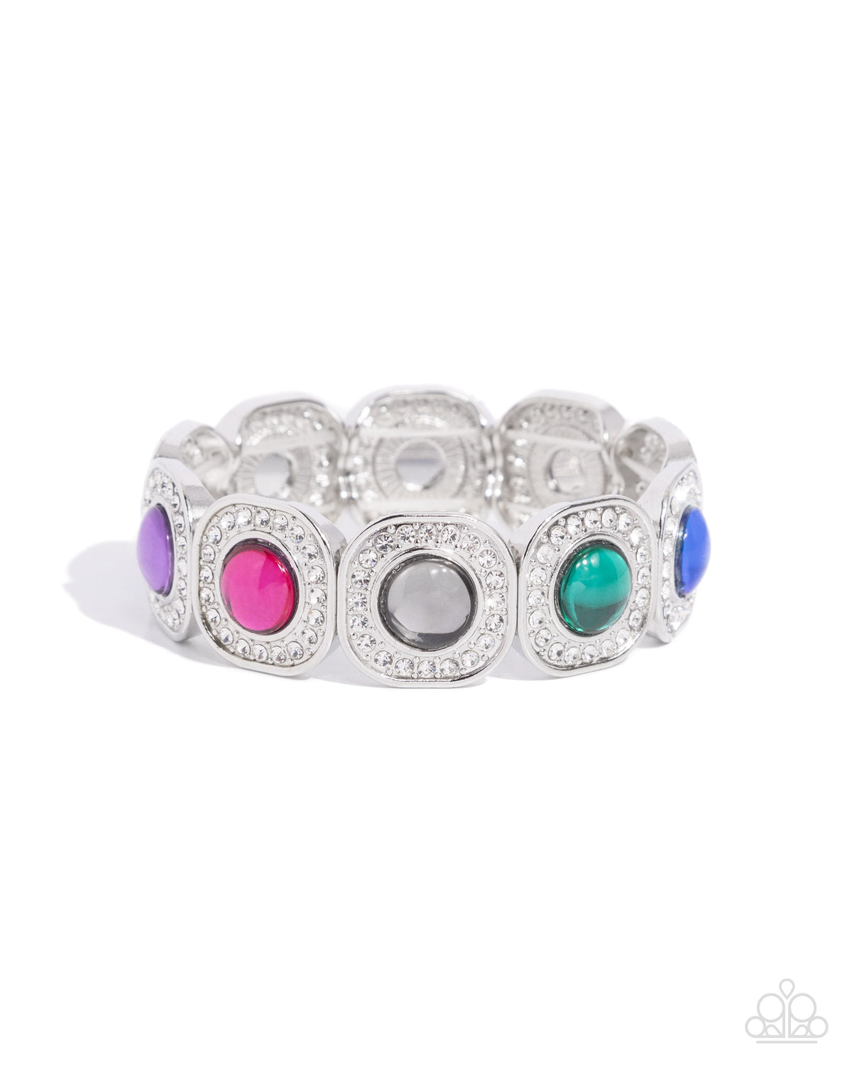 Reflective Relic Multi Bracelet - Paparazzi Accessories- lightbox - CarasShop.com - $5 Jewelry by Cara Jewels