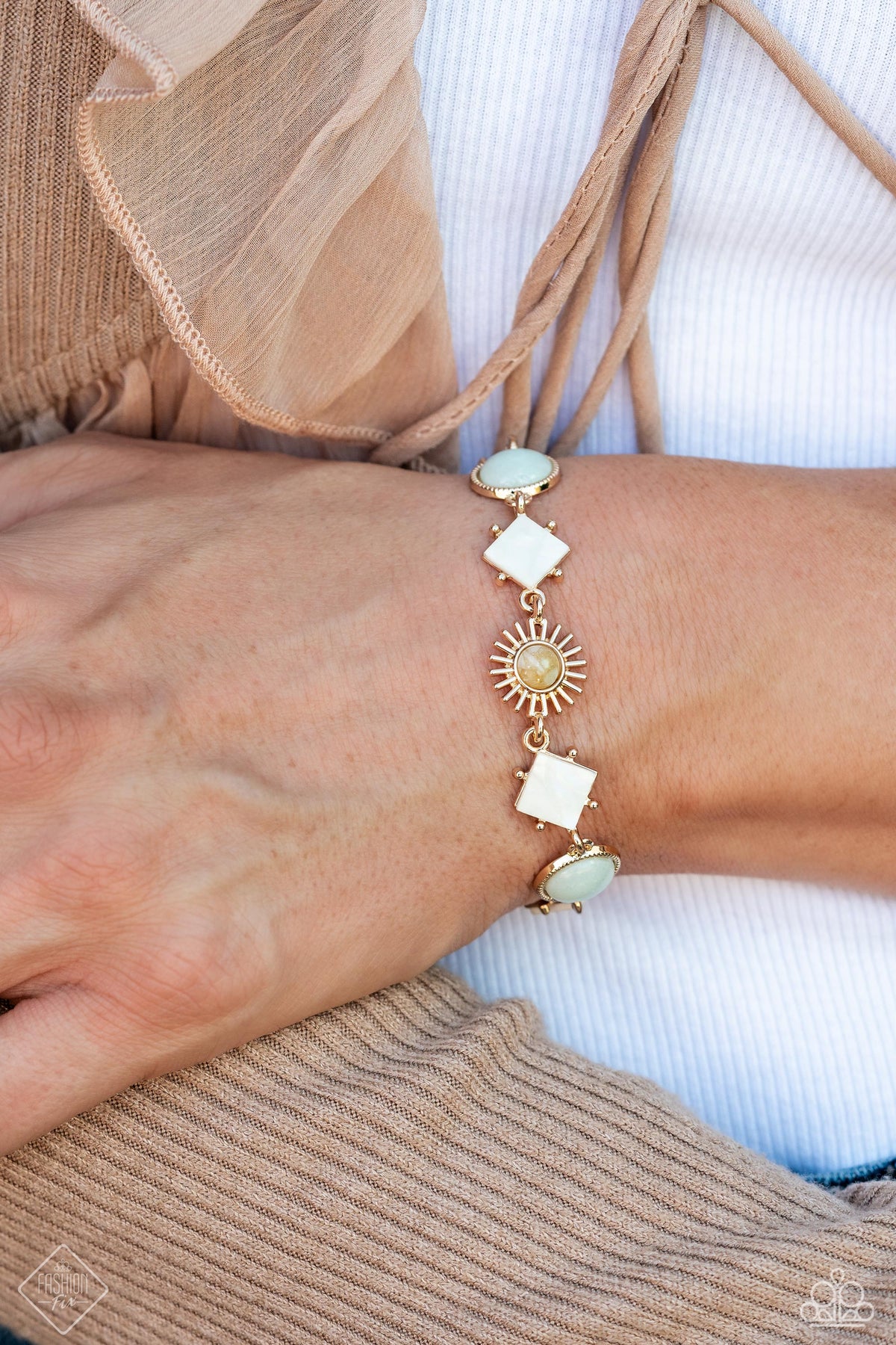 Simply Santa Fe Set - September 2023 - Paparazzi Accessories- Bracelet - CarasShop.com - $5 Jewelry by Cara Jewels