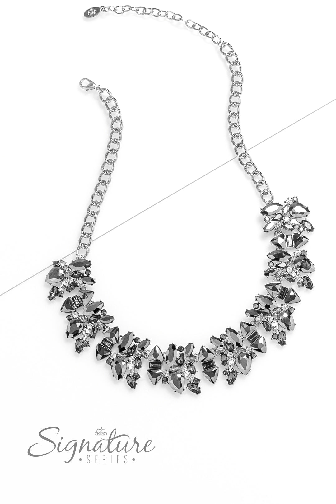 LOCK and Roll - Silver Gem Short Necklace - 2023 Convention