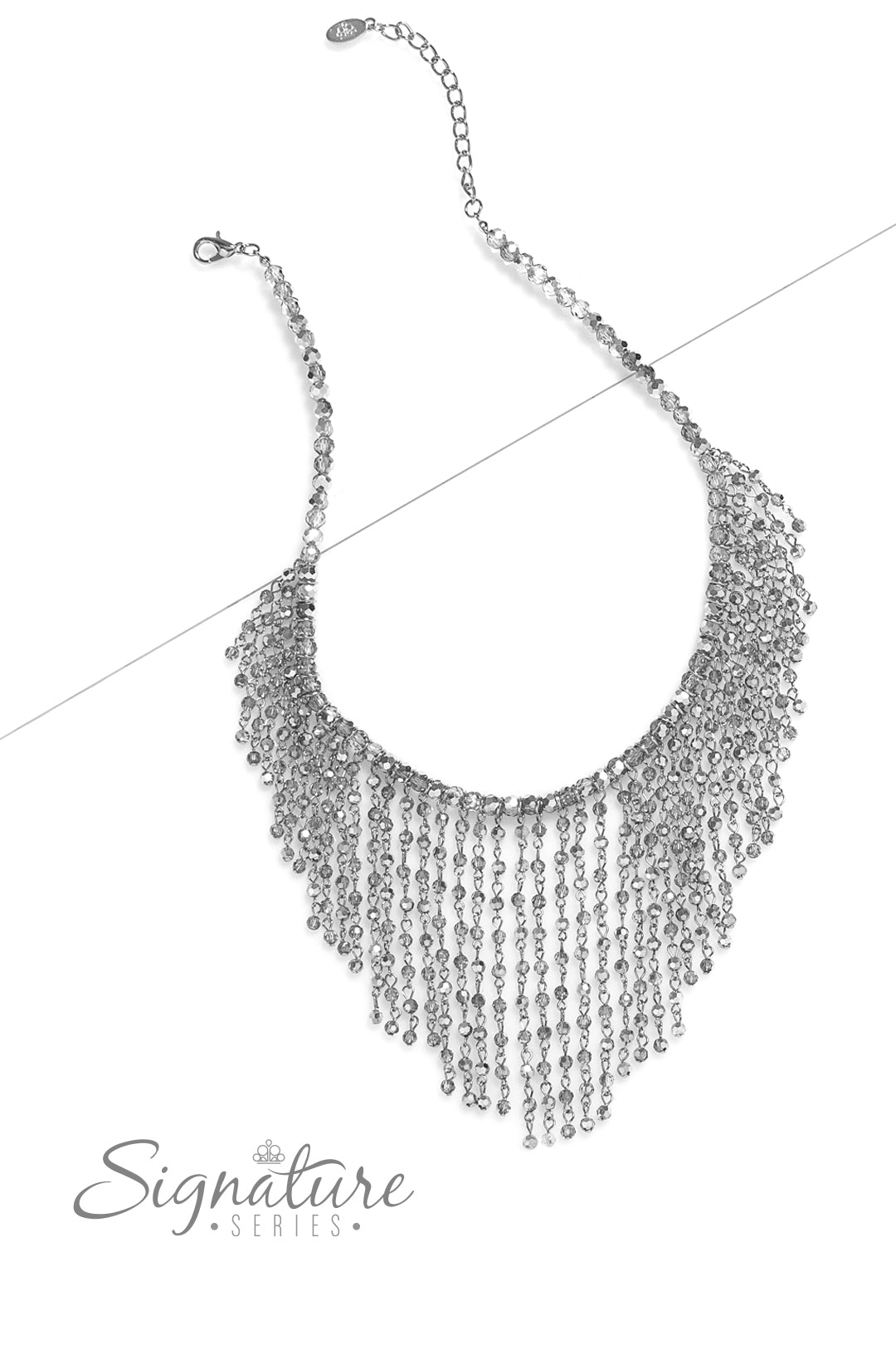 The Stephanie 2023 Zi Signature Collection Necklace - Paparazzi Accessories- lightbox - CarasShop.com - $5 Jewelry by Cara Jewels