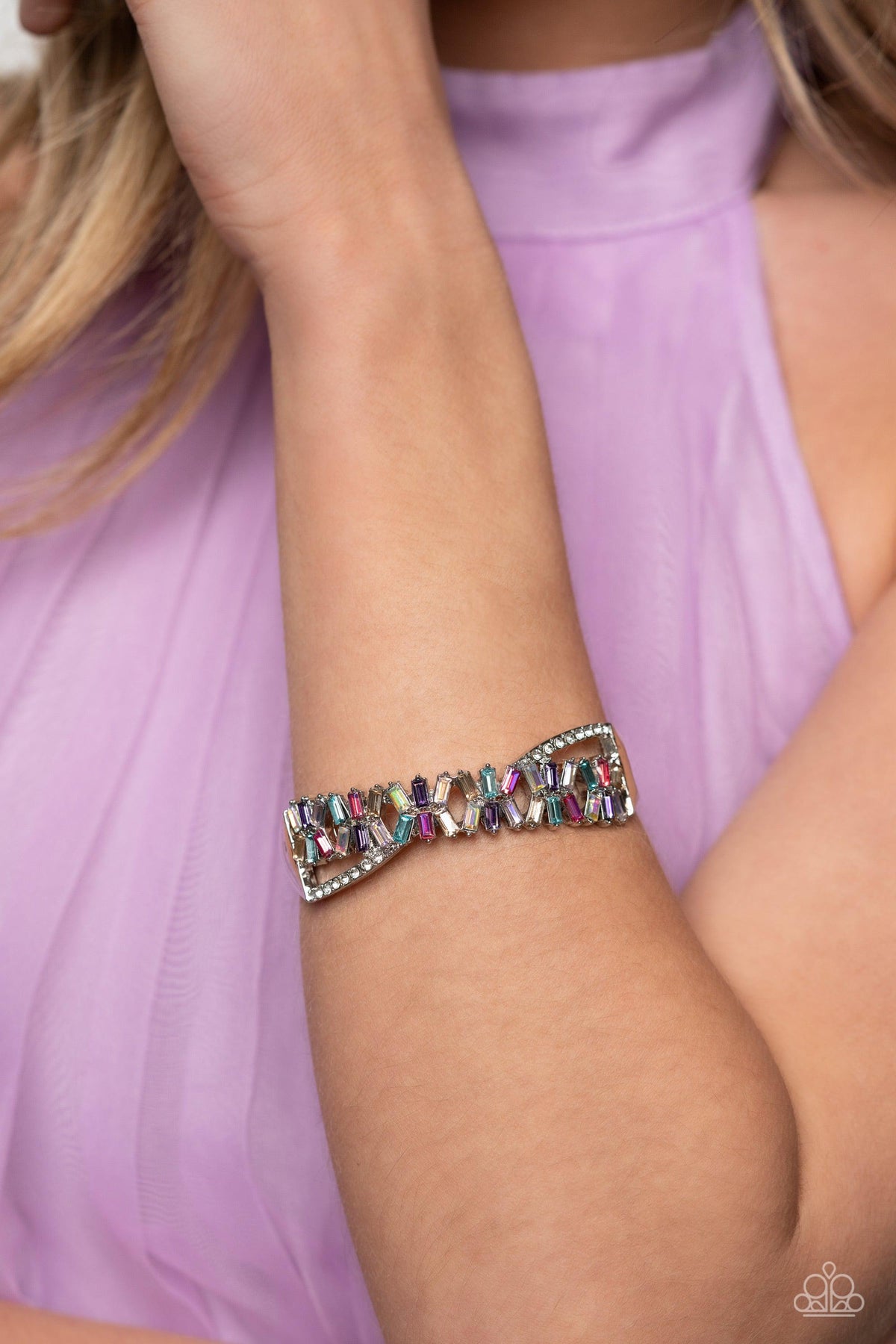 Timeless Trifecta Multi Bracelet - Paparazzi Accessories-on model - CarasShop.com - $5 Jewelry by Cara Jewels