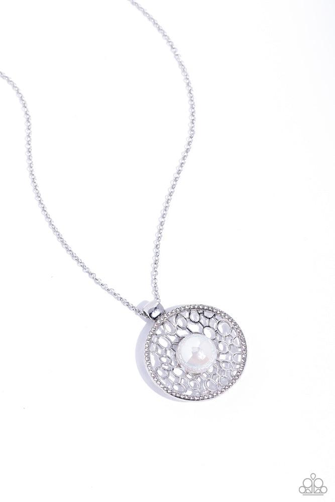 Paparazzi - Sedonna Drama - White Necklace | Fashion Fabulous Jewelry