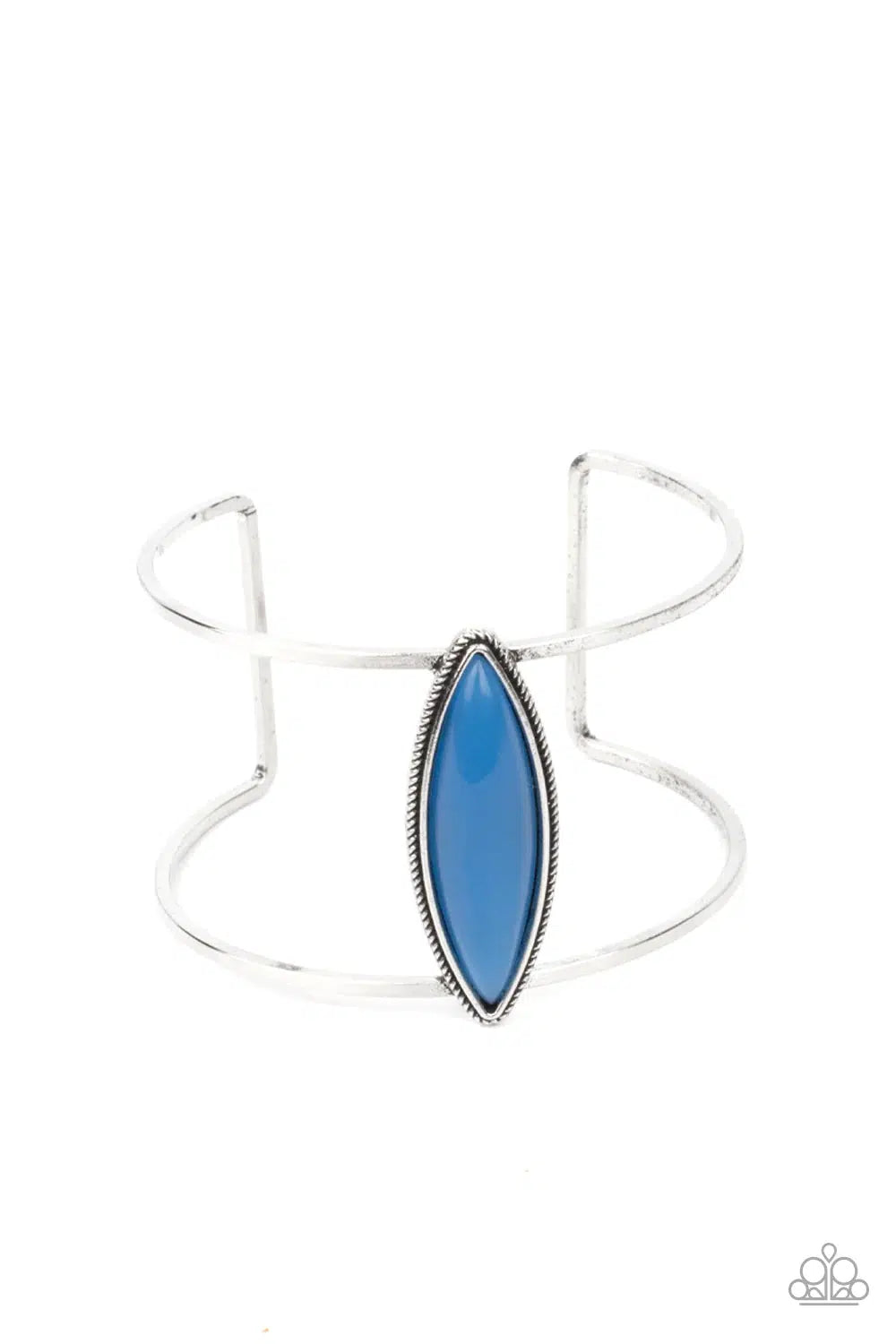 What You SEER is What You Get Blue Bracelet - Paparazzi Accessories- lightbox - CarasShop.com - $5 Jewelry by Cara Jewels