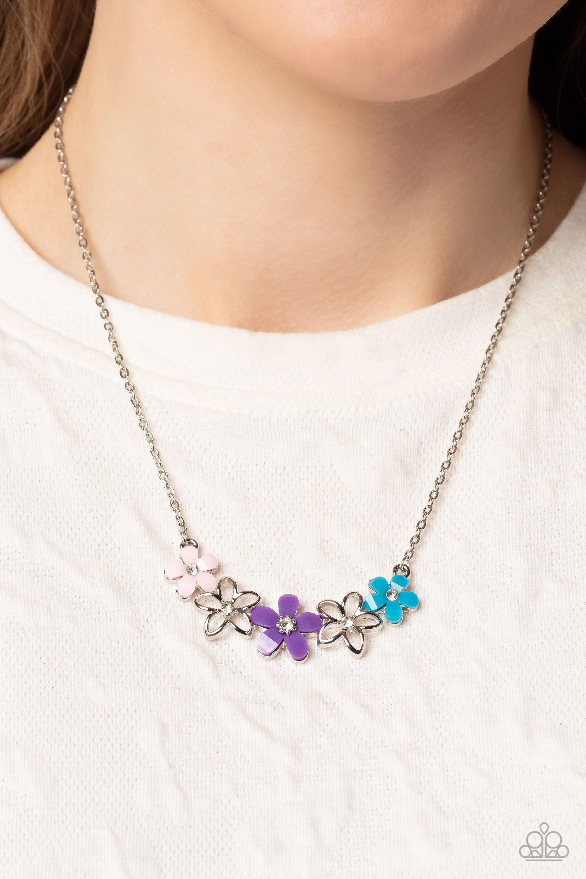 WILDFLOWER About You Purple Necklace - Paparazzi Accessories- lightbox - CarasShop.com - $5 Jewelry by Cara Jewels