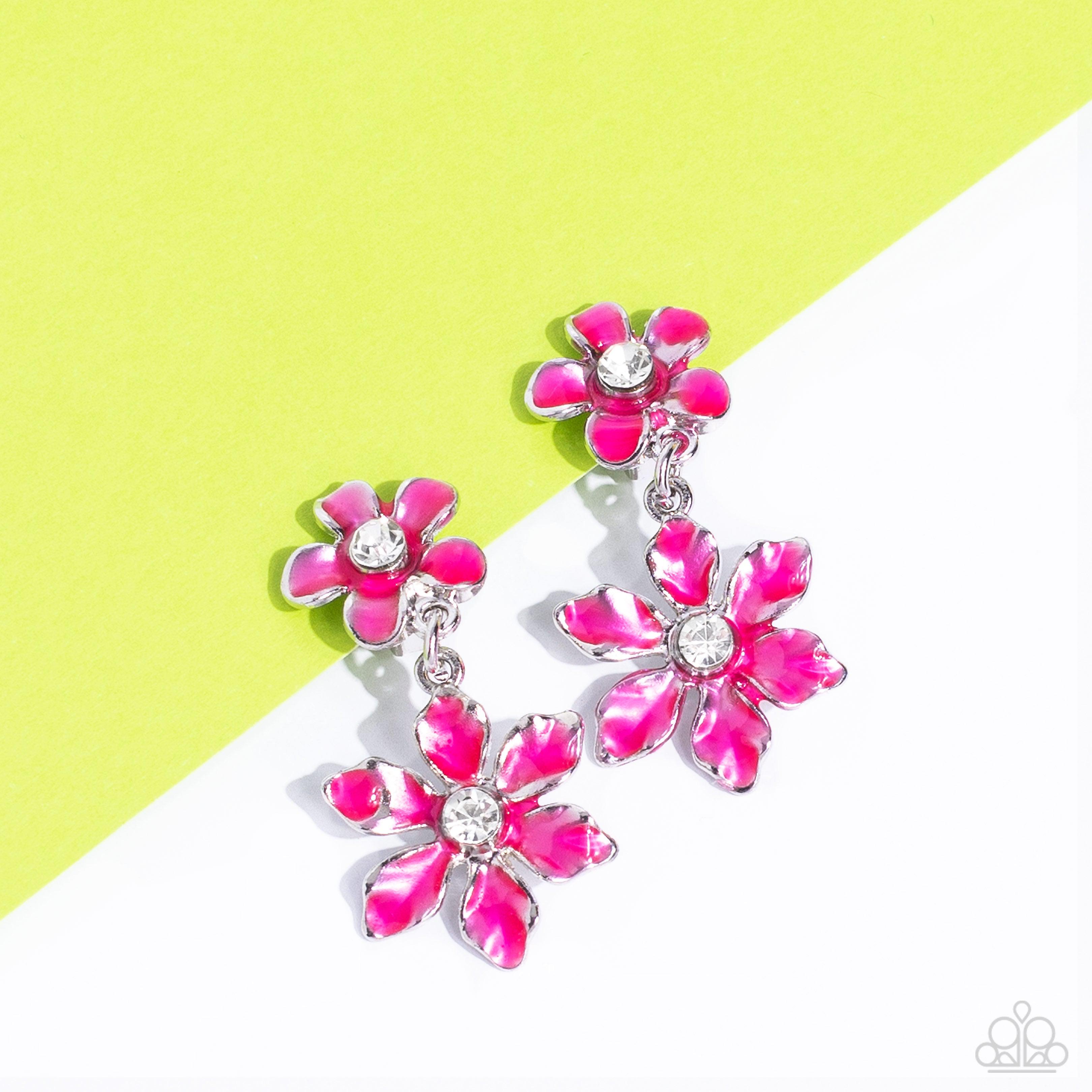 Flower Clip on Earrings  Victorias Closet  Co