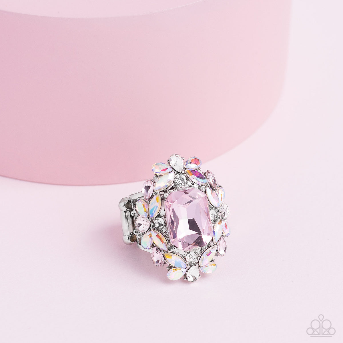 Dynamic Diadem Pink Ring - Paparazzi Accessories