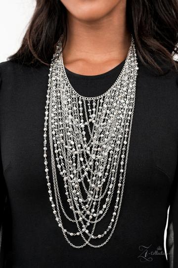 Enticing 2021 Zi Collection Necklace - Paparazzi Accessories- model - CarasShop.com - $5 Jewelry by Cara Jewels