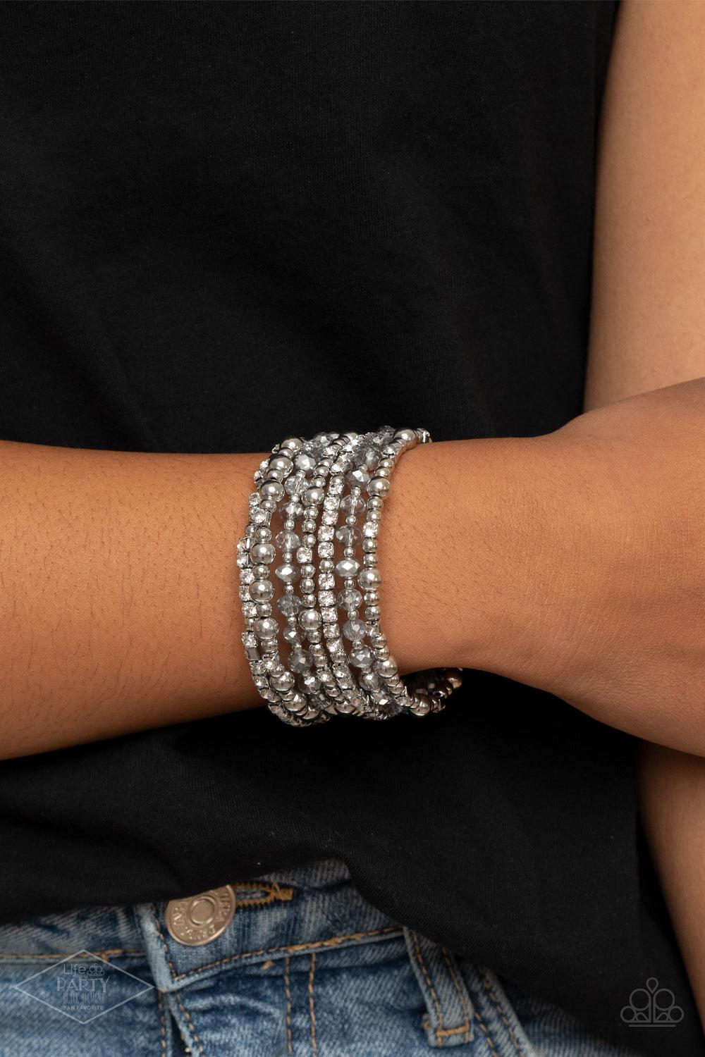 ICE Knowing You Silver Wire Wrap Bracelet - Paparazzi Accessories