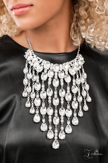 Majestic 2021 Zi Collection Necklace - Paparazzi Accessories- model - CarasShop.com - $5 Jewelry by Cara Jewels
