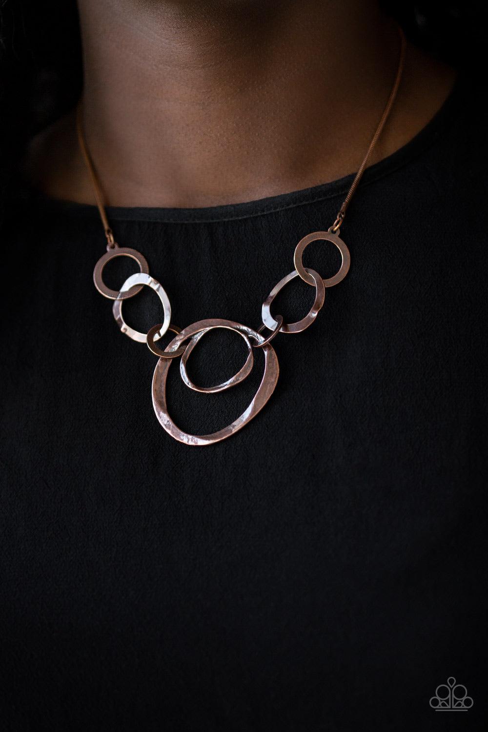 Progressively Vogue Copper Necklace - Paparazzi Accessories