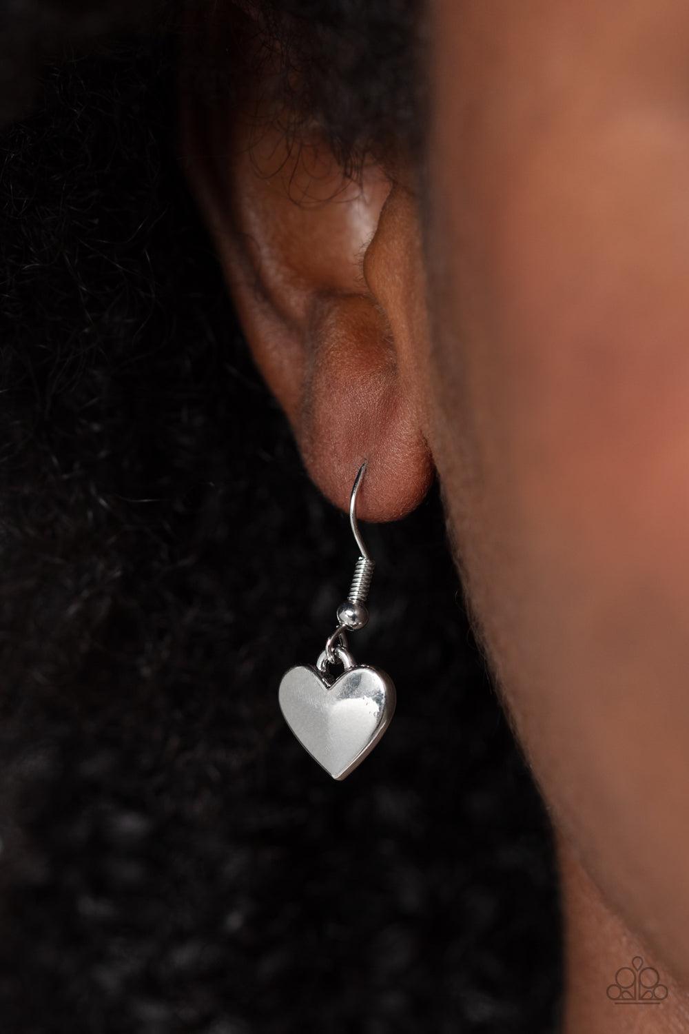 Refulgent Romance Multi Heart Necklace - Paparazzi Accessories - free matching earrings - CarasShop.com - $5 Jewelry by Cara Jewels