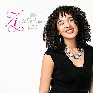 Rivalry 2019 Zi Collection Necklace and matching Earrings - Paparazzi Accessories-CarasShop.com - $5 Jewelry by Cara Jewels